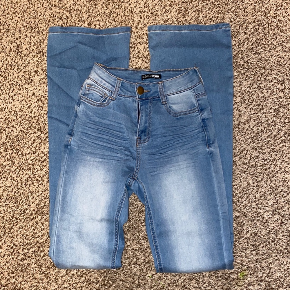 fashion nova flare jeans